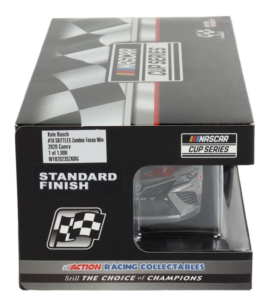 Kyle Busch Signed 2020 NASCAR #18 Skittles Zombie - Texas Win - Raced Version - 1:24 Premium Action Diecast Car (PA) at PristineAuction.com Kyle Busch Signed 2020 NASCAR #18 Skittles Zombie - Texas Win - Raced Version - 1:24 Premium Action Diecast Car (PA) at PristineAuction.com