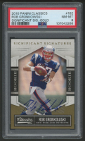 Rob Gronkowski 2010 Classics Significant Signature Gold #182 #447/499 RC (PSA 8) at PristineAuction.com
