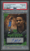 Ja Morant 2023 Magnificence Masterful Marks Green Cracked Ice #MAMJM1 #1/1 (PSA 8) at PristineAuction.com