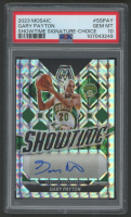 Gary Payton 2023 Mosaic Showtime Signature Choice #SSPAY (PSA 10) at PristineAuction.com