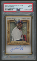 David Ortiz 2024 Gilded Collection Gold Framed HOF Autograph #HAFADO #26/30 (PSA 9) at PristineAuction.com