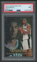 Tim Duncan 1997-98 Flair Showcase Row 1 #5 RC (PSA 9) at PristineAuction.com