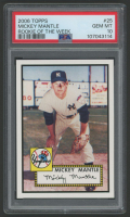 Mickey Mantle 2006 Topps Rookie of the Week #25 (PSA 10) at PristineAuction.com