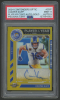 Cooper Kupp 2024 Contenders Optic Player of the Year Contenders Autograph Gold #CKP #7/10 (PSA 9 | Auto 9) at PristineAuction.com