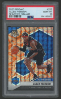 Allen Iverson 2020 Mosaic Mosaic Reactive Orange #292 (PSA 10) at PristineAuction.com