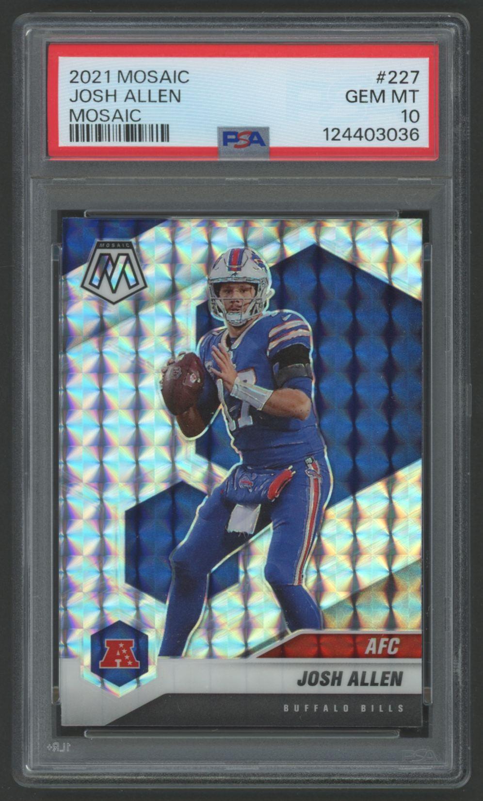 Josh Allen 2021 Mosaic Mosaic #227 (PSA 10) at PristineAuction.com Josh Allen 2021 Mosaic Mosaic #227 (PSA 10) at PristineAuction.com
