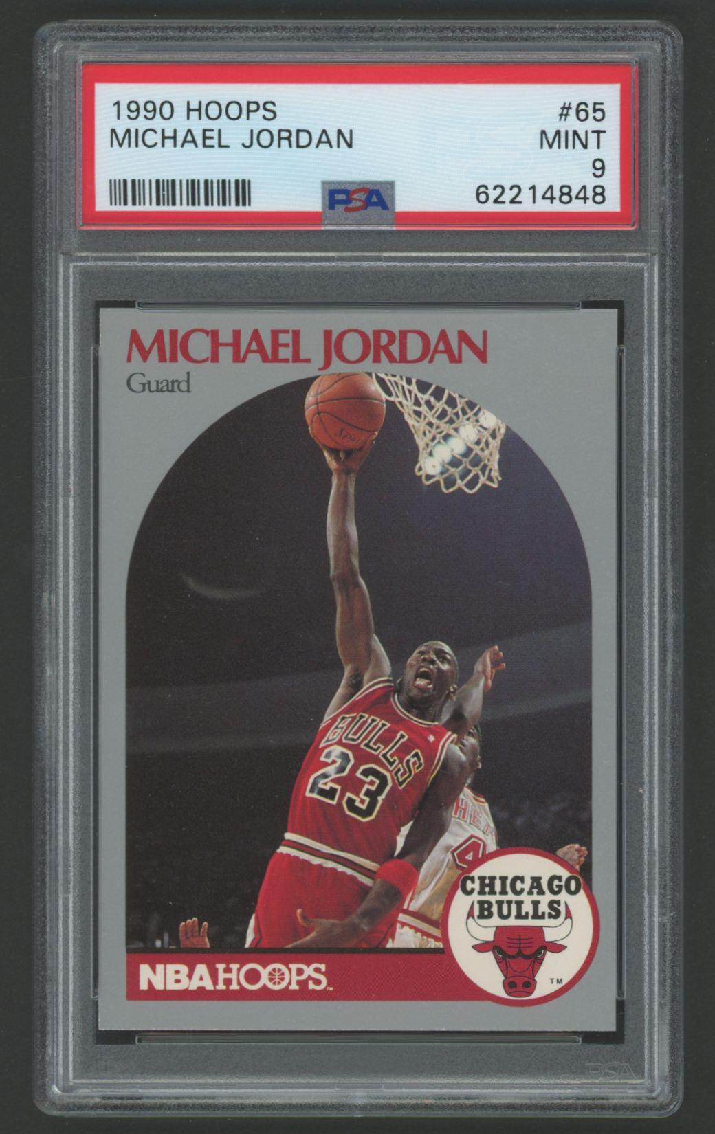 Michael Jordan 1990 Hoops #65 (PSA 9) at PristineAuction.com Michael Jordan 1990 Hoops #65 (PSA 9) at PristineAuction.com