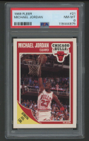 Michael Jordan 1989-90 Fleer #21 (PSA 8) at PristineAuction.com