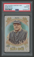 Babe Ruth 2021 Topps Chrome Allen & Ginter Refractor #120 (PSA 10) at PristineAuction.com