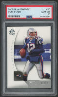Tom Brady 2005 SP Authentic #50 (PSA 10) at PristineAuction.com