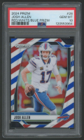 Josh Allen 2024 Prizm Red White Blue Prizm #28 (PSA 10) at PristineAuction.com