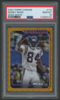 Randy Moss 2024 Topps Chrome Gold Wave #112 #36/50 (PSA 10) at PristineAuction.com