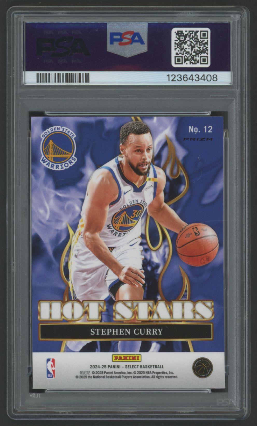 Stephen Curry 2024 Select Hot Stars Green Prizm #12 (PSA 10) at PristineAuction.com Stephen Curry 2024 Select Hot Stars Green Prizm #12 (PSA 10) at PristineAuction.com