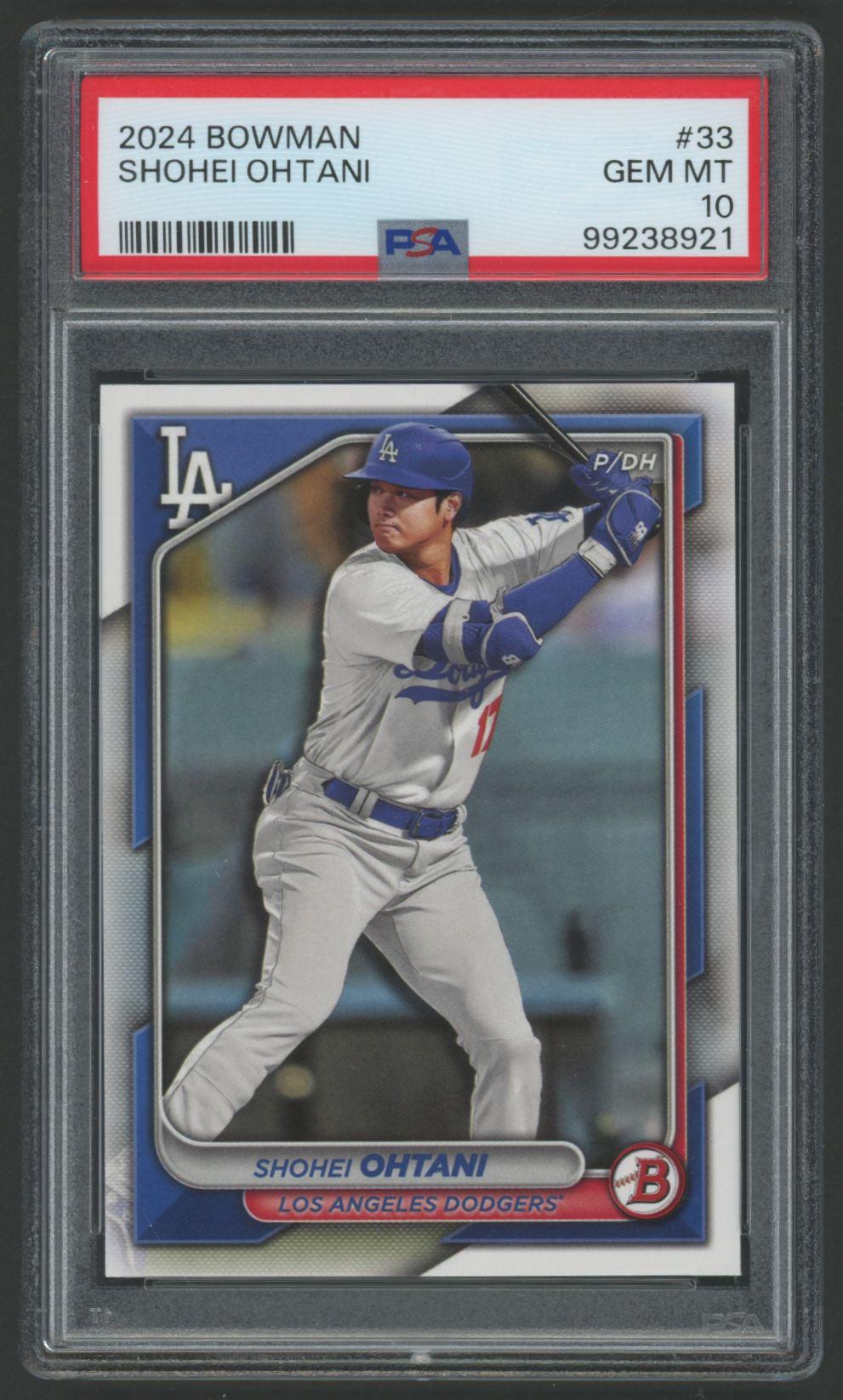 Shohei Ohtani 2024 Bowman #33 (PSA 10) at PristineAuction.com Shohei Ohtani 2024 Bowman #33 (PSA 10) at PristineAuction.com