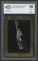 Tim Duncan 1997-98 SP Authentic #128 (BCCG 10) at PristineAuction.com