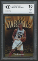 Tim Duncan 1997-98 Finest #325 (BCCG 10) at PristineAuction.com