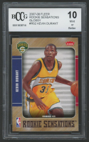 Kevin Durant 2007-08 Fleer Rookie Sensations Glossy #RS2 (BCCG 10) at PristineAuction.com