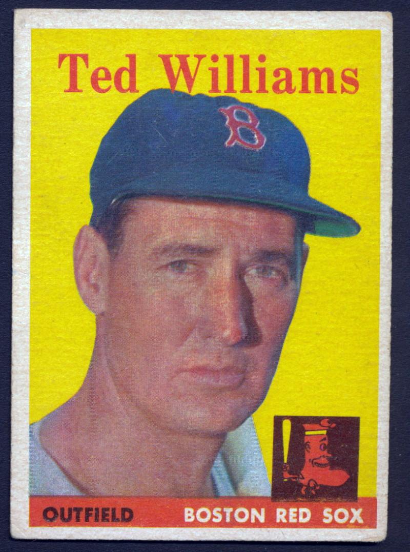 Ted Williams 1958 Topps #1 at PristineAuction.com Ted Williams 1958 Topps #1 at PristineAuction.com