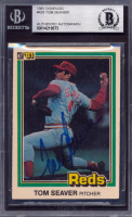 Tom Seaver Signed 1981 Donruss #425 (BGS) at PristineAuction.com