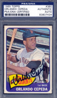 Orlando Cepeda Signed 1965 Topps #360 (PSA) at PristineAuction.com