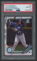 Julio Rodriguez 2019 Bowman Chrome Prospects #BCP33 (PSA 10) at PristineAuction.com