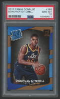 Donovan Mitchell 2017 Donruss RR #188 RC (PSA 10) at PristineAuction.com