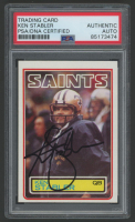 Ken Stabler Signed 1983 Topps #118 (PSA) at PristineAuction.com
