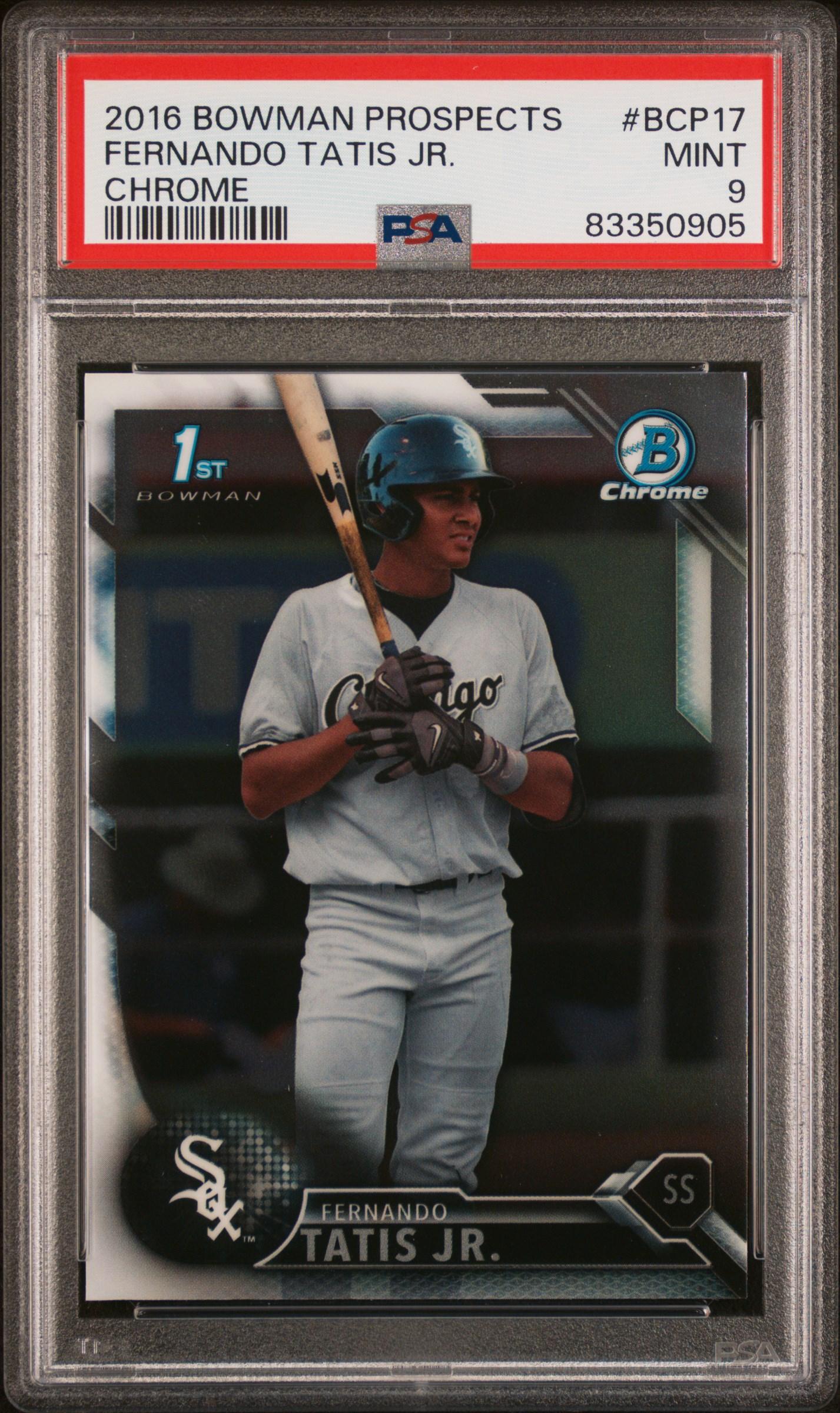 Fernando Tatis Jr. 2016 Bowman Chrome Prospects #BCP17 (PSA 9) at PristineAuction.com Fernando Tatis Jr. 2016 Bowman Chrome Prospects #BCP17 (PSA 9) at PristineAuction.com