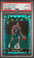 Jayson Tatum 2017-18 Hoops Teal Explosion #253 (PSA 10) at PristineAuction.com