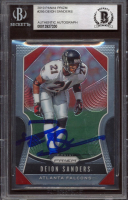 Deion Sanders Signed 2019 Panini Prizm #295 (BGS) at PristineAuction.com
