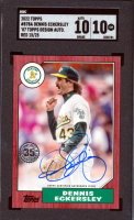 Dennis Eckersley 2022 Topps '87 Topps Autographs Red #87BADE #15/25 (SGC 10 | Autograph Graded 10) at PristineAuction.com