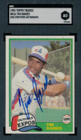 Tim Raines Signed 1981 Topps Traded #816 (SGC) at PristineAuction.com