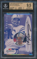Peyton Manning 1999 Donruss Preferred QBC Autographs #5 (BGS 9.5 | Autograph Graded 9) at PristineAuction.com