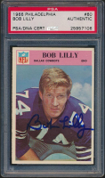 Bob Lilly Signed 1966 Philadelphia #60 (PSA) at PristineAuction.com