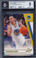 Stephen Curry 2010-11 Panini Season Update Signatures #167 #72/99 (BGS 9 | Autograph Graded 9) at PristineAuction.com