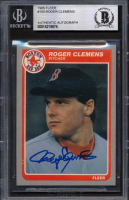 Roger Clemens Signed 1985 Fleer #155 RC (BGS) at PristineAuction.com