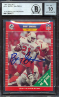 Barry Sanders Signed 1989 Pro Set #494 RC (BGS | Autograph Graded 10) at PristineAuction.com