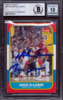 Hakeem Olajuwon Signed 1986-87 Fleer #82 RC Inscribed "The Dream" (BGS | Autograph Graded 10) at PristineAuction.com
