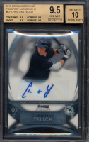 Christian Yelich 2010 Bowman Sterling Prospect Autographs #CY (BGS 9.5 | Autograph Graded 10) at PristineAuction.com