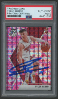 Tyler Herro Signed 2019-20 Panini Mosaic Mosaic Pink Camo #223 (PSA) at PristineAuction.com