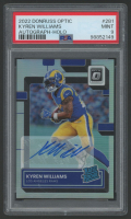 Kyren Williams 2022 Donruss Optic Autograph Holo #281 #10/125 (PSA 9) at PristineAuction.com