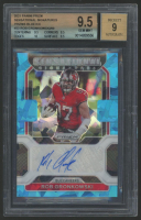 Rob Gronkowski 2021 Panini Prizm Sensational Signatures Prizms Blue Ice #23 #48/99 (BGS 9.5 | Autograph Graded 9) at PristineAuction.com