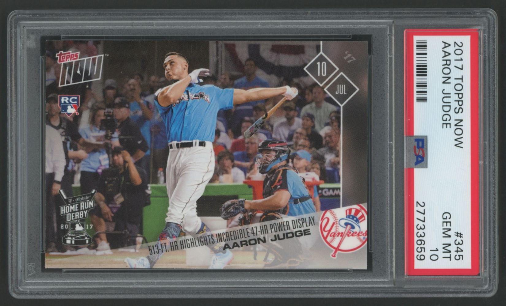 Aaron Judge 2017 Topps Now #345 (PSA 10) at PristineAuction.com Aaron Judge 2017 Topps Now #345 (PSA 10) at PristineAuction.com