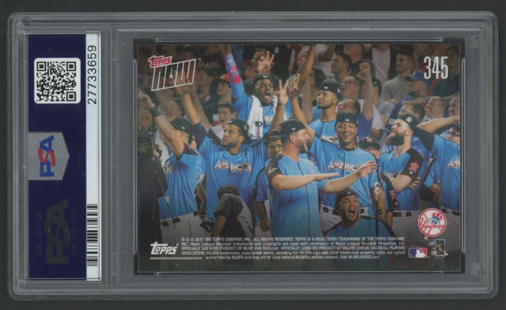 Aaron Judge 2017 Topps Now #345 (PSA 10) at PristineAuction.com Aaron Judge 2017 Topps Now #345 (PSA 10) at PristineAuction.com