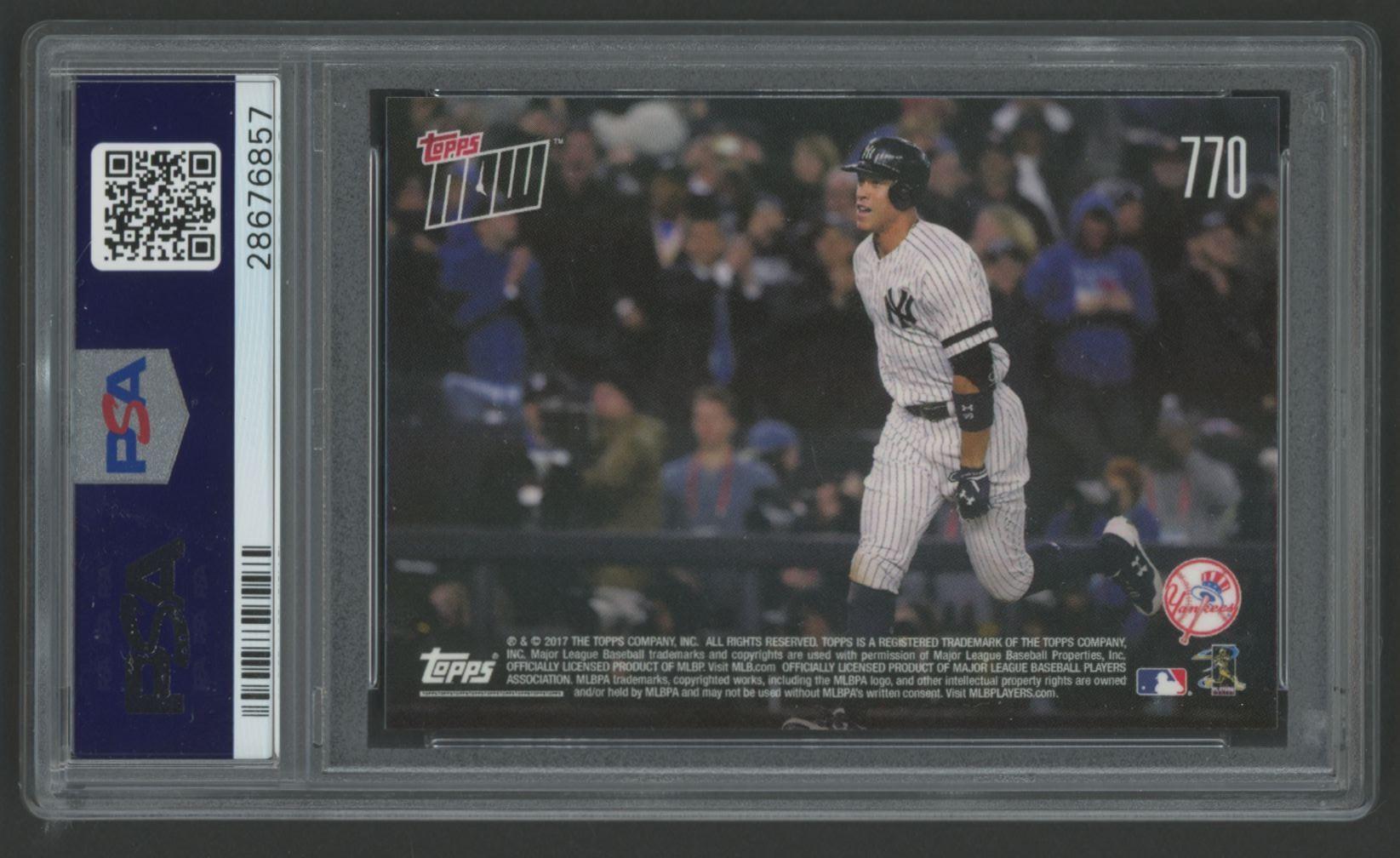 Aaron Judge 2017 Topps Now #770 (PSA 10) at PristineAuction.com Aaron Judge 2017 Topps Now #770 (PSA 10) at PristineAuction.com