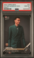 Victor Wembanyama 2023 Topps Now Draft #D1 RC (PSA 10) at PristineAuction.com