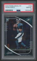 Jalen Hurts 2020 Absolute #145 RC (PSA 10) at PristineAuction.com