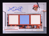 Lars Nootbaar 2024 Topps Museum Collection Signature Swatches Triple Relic Autographs #SWTRALARS #106/278 at PristineAuction.com