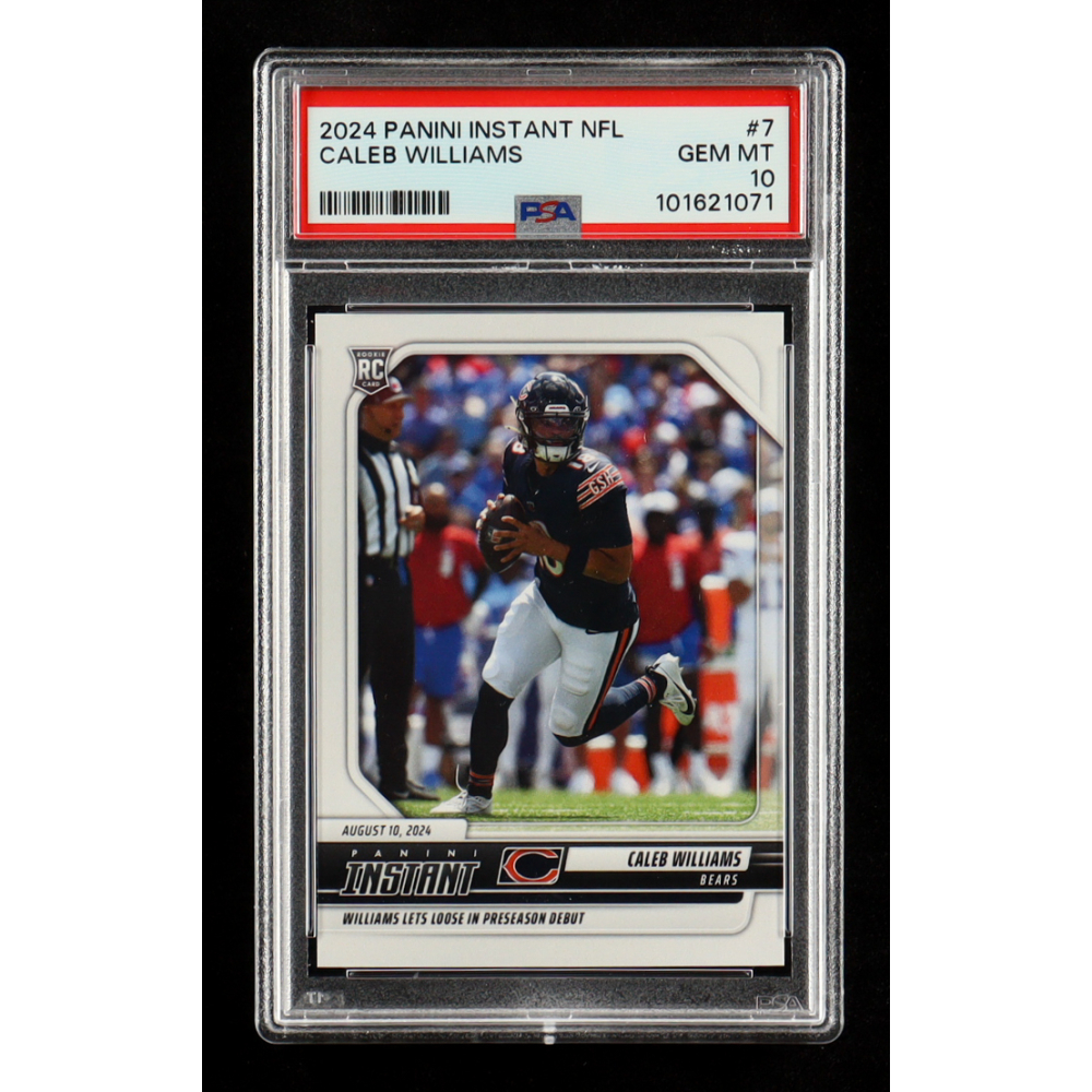 Caleb Williams 2024 Panini Instant #7 RC (PSA 10) at PristineAuction.com