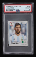 Lionel Messi 2018 Panini World Cup Stickers 670 #276 (PSA 8) at PristineAuction.com